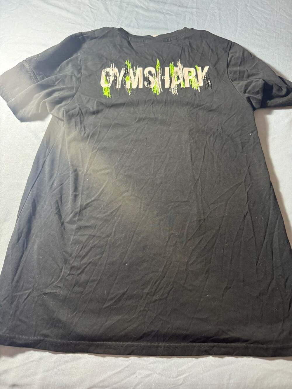 Gymshark Black Graphic T-Shirt Medium Arm Pocket